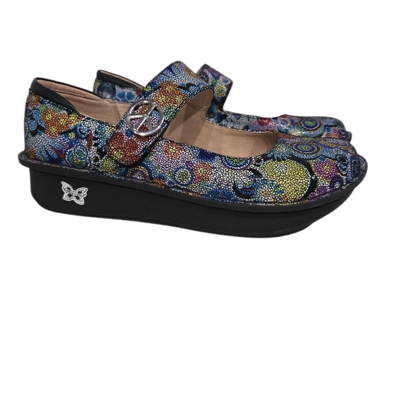 Alegria Paloma Hippie Boho Colorful Mary Jane Mules 9 - Picture 1 of 7